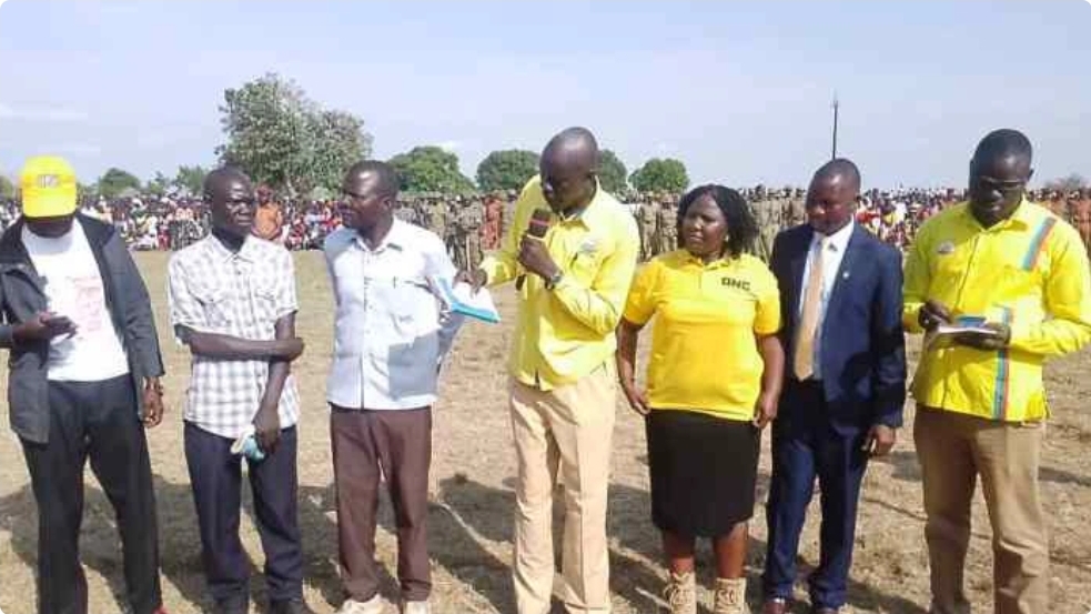 Top FDC Mobilizers Cross to NRM in Front of Their Party Boss in Pakwach District