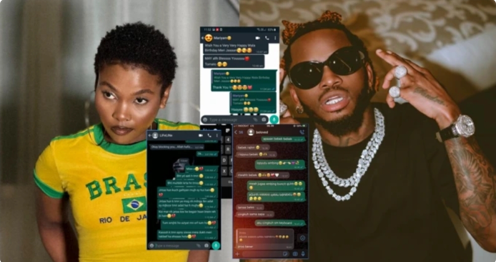 Diamond Platnumz collects screenshots of direct messages from h*rny farmers wanting to harvest girlfriend Zuchu’s beans