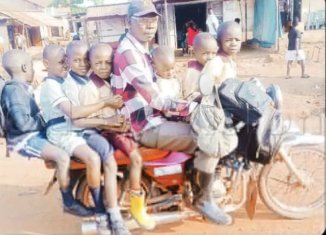 Boda Boda Rider Under Fire for Carrying This Number of Kids on a Motorbike