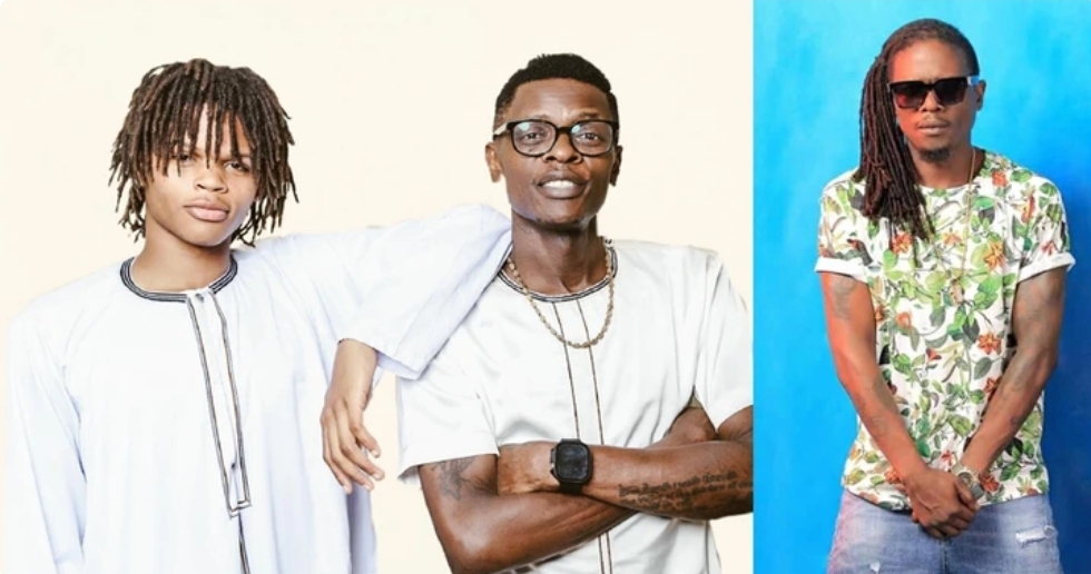 Chameleone’s multi-talented son Abba Marcus in studio with Weasel and TZ star Bushoke