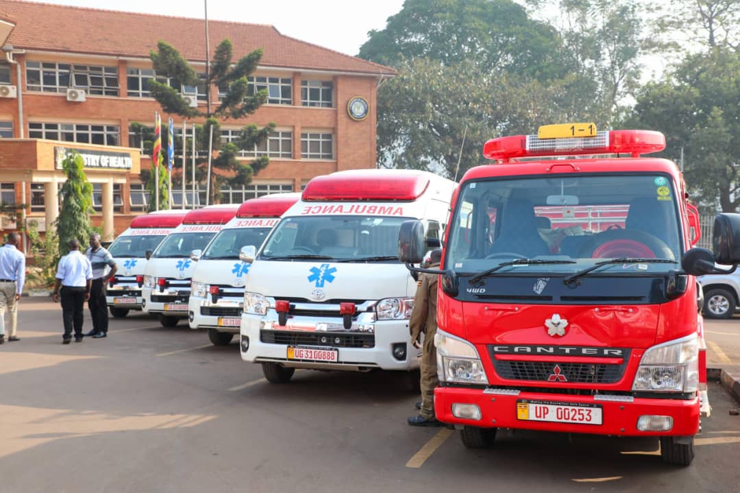 Japan Donates Emergency Vehicles to Uganda to Boost Medical and Fire Response