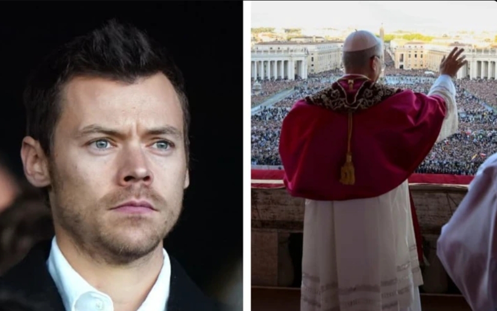 Harry Styles leaves fans stunned as he's spotted at Pope’s first address at the Vatican
