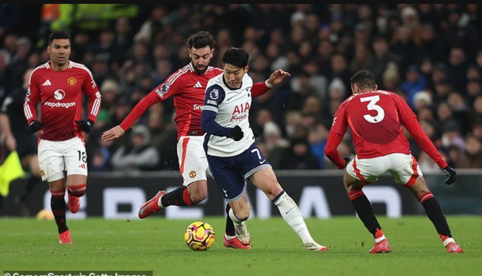Tottenham vs Man United combined XI