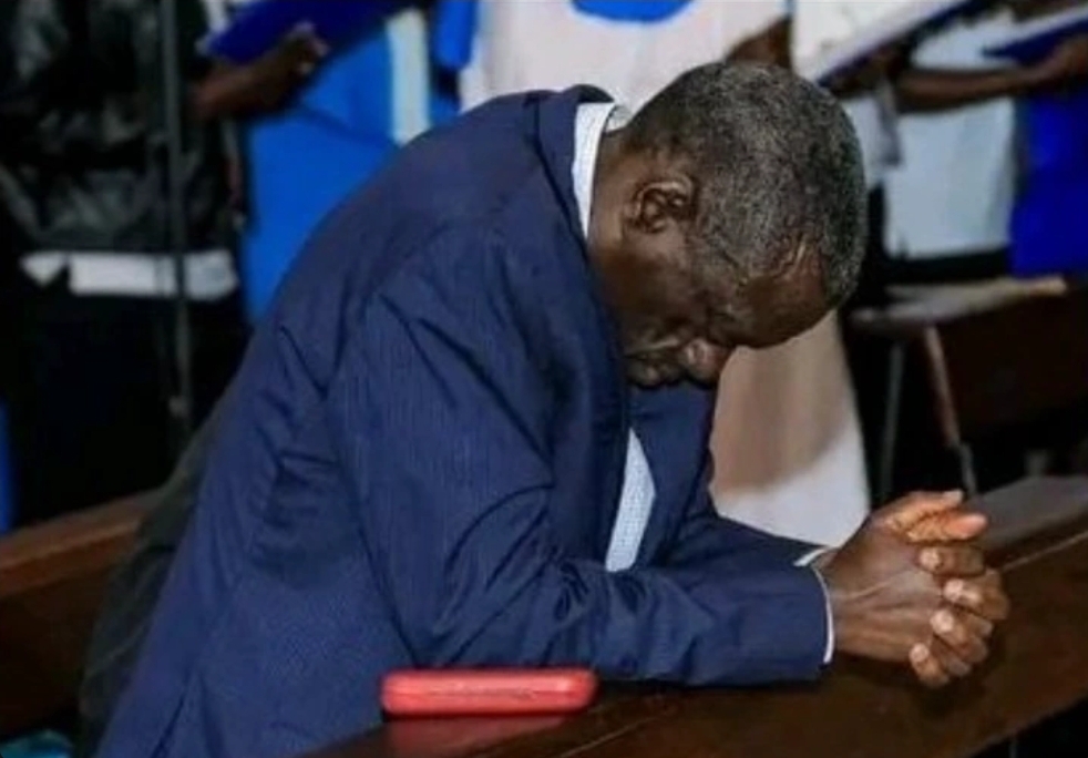 Winnie Byanyima Shares a Picture of Besigye Kneeling Down, Makes Emotional Plea for His Release