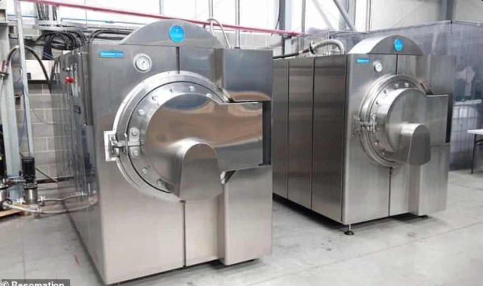 What happens during a water cremation?