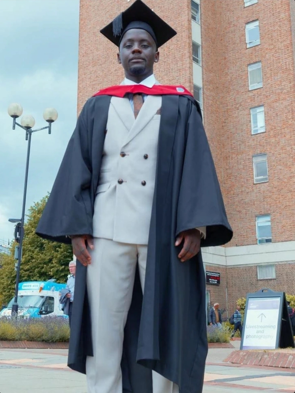 Ugandan Music Couple Geoffrey Lutaaya and Irene Namatovu Celebrate Son's Graduation in the UK