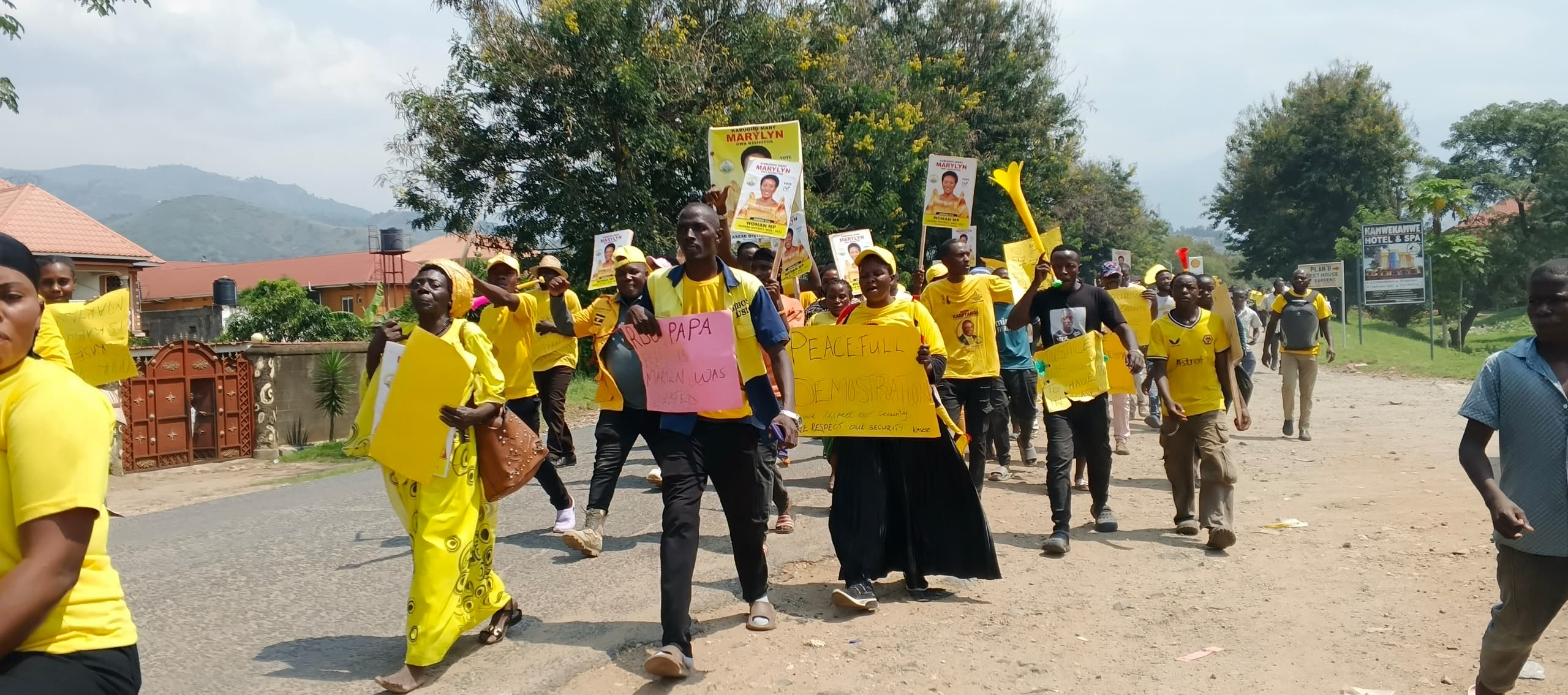 Kasese NRM Supporters Protest Woman MP Primary Results