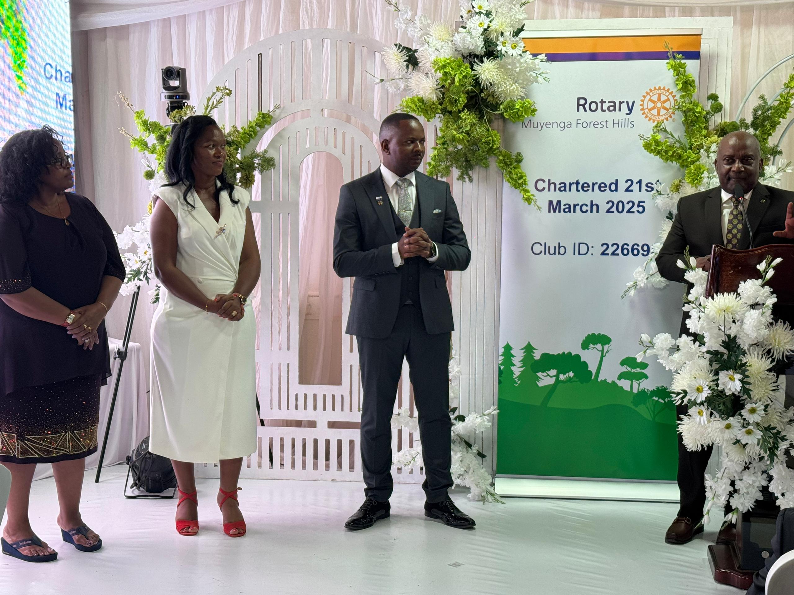 New Rotary Club Honours District Governor with Planned Hospital