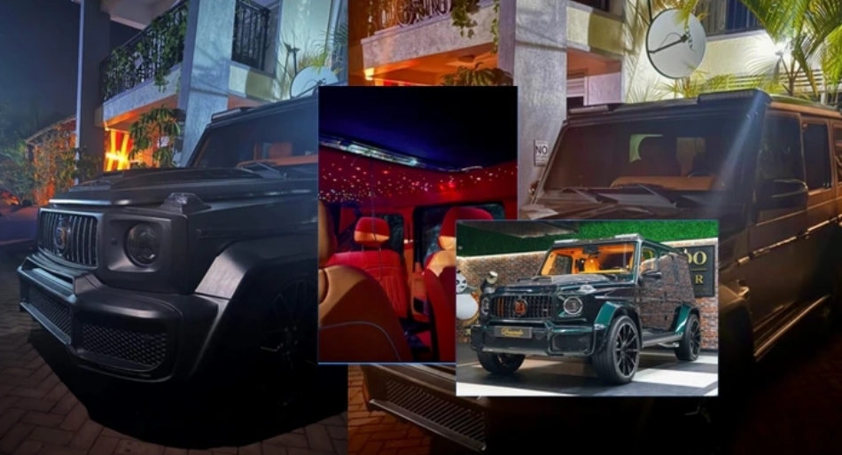 Chameleone Ships in Sleek Black Brabus worth a Billi
