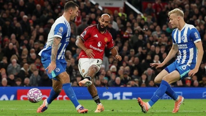 Manchester United 4-2 Brighton, Premier League 2025-26: Bryan Mbeumo Hits Brace as Red Devils Move Into Top Four on Points Table.