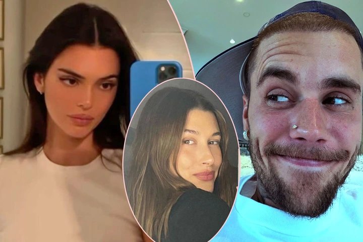 Justin Bieber Holds Hailey AND Kendall Jenner In Tight Embrace During Concert! Look!