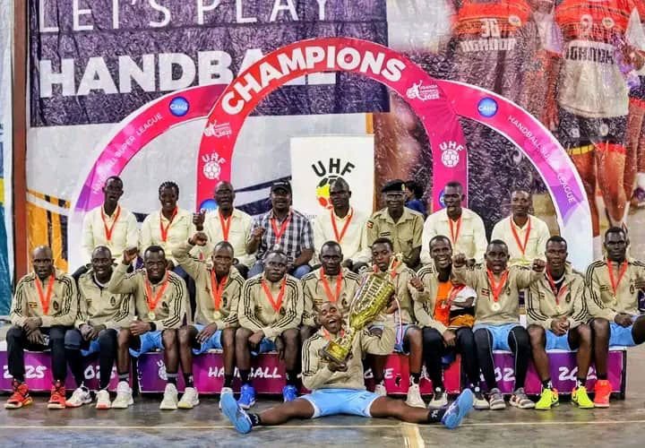 UPDF, Police crowned champions of 2025 Uganda Handball National League