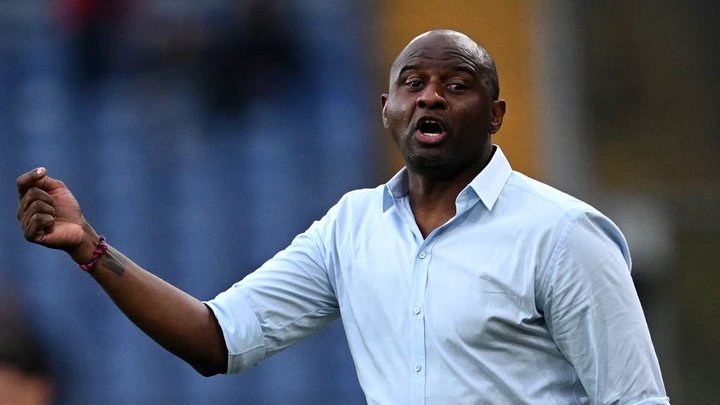 Arsenal legend Patrick Vieira sacked after nightmare run as Jamie Vardy helps seal fate.