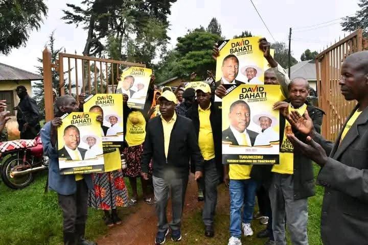 Independent Candidate Bahati Accused of Masquerading as NRM Flag