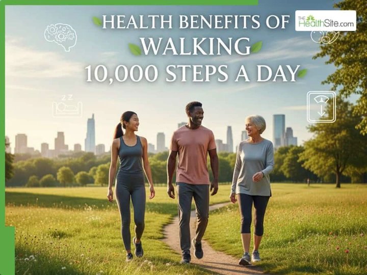 7 Powerful Health Benefits Of Walking 10,000 Steps A Day For Your Body And Mind.