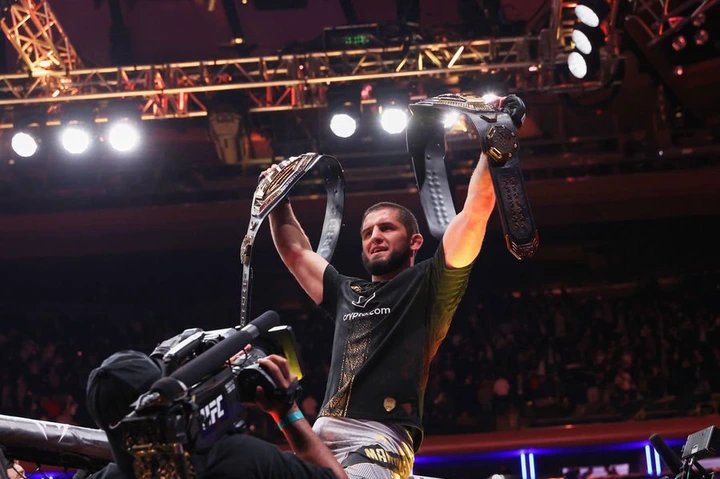 Islam Makhachev Returns Home to Russia to Celebrate UFC 322 Victory With Family