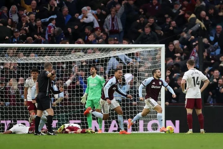 David Raya's furious reaction after Arsenal conceded dramatic Aston Villa winner spotted