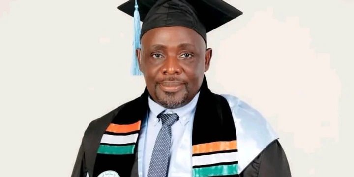 Geoffrey Lutaaya graduates with Public Administration degree