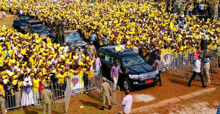 Museveni Urges Lwengo Residents to Turn Peace into Prosperity Through Household Wealth Creation