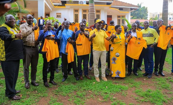 JUMPING THE SHIP! Key opposition bigwigs defect to NRM, vow to hunt votes for M7