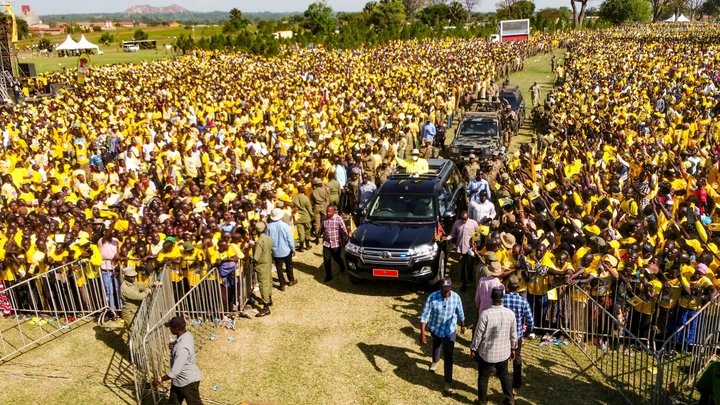 ROAD TO JAN 15! In KOLE, Museveni emphasizes fish farming and cattle restocking
