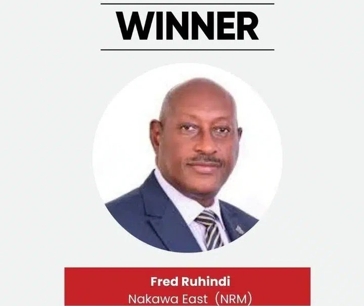 Mixed Reactions as NRM’s Fred Ruhindi Wins Nakawa East Parliamentary Seat