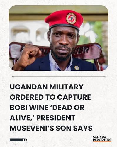 Ugandan Military Ordered To Capture Opposition Leader Bobi Wine ‘Dead Or Alive,’ President Museveni’s Son Says