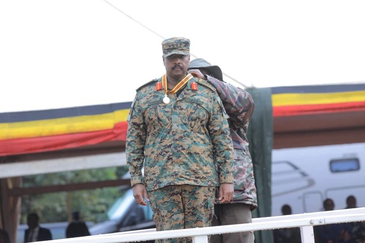 Tarehe Sita: CDF Muhoozi awarded Kabalega star medal