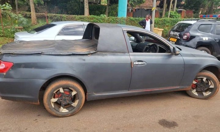 JINJA CITY: Police Arrests Crafty Man for Turning Mark X into Pickup