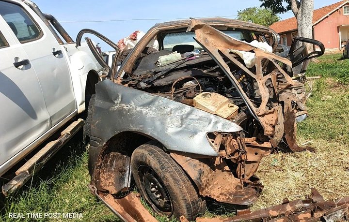 Two killed in tragic crash after car rams intoculvert on Iganga–Mbale highway