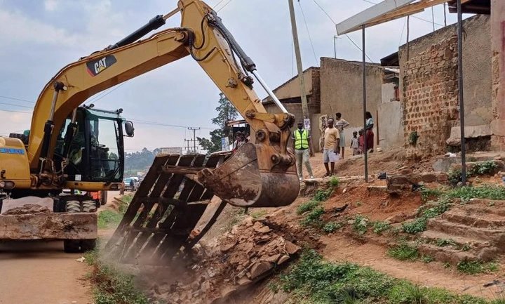 Government Starts Eviction of Road Reserve Encroachers in Kampala City.