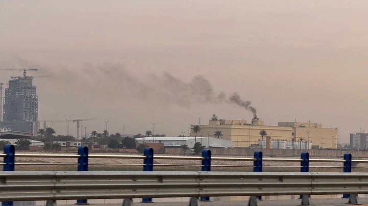 Missile strikes US embassy in Baghdad as Trump launches 'most powerful bombing raids'