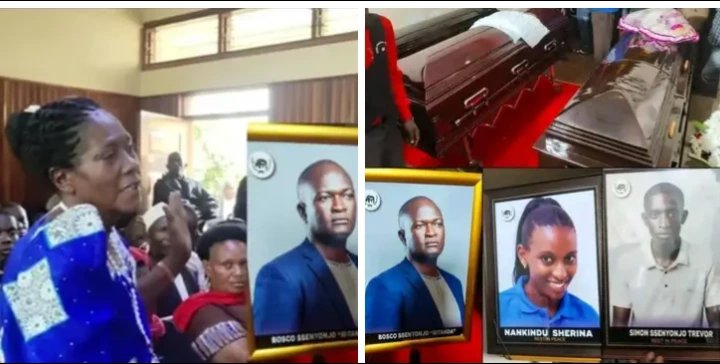 Burial of Masaka Businessman Bosco Ssenyonjo Bitanda and Children Delayed Amid Family Dispute