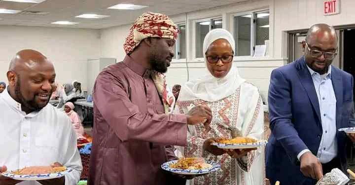 PHOTOS: Bobi Wine, Barbie Kyagulanyi Celebrate Eid al-Fitr with Muslim Community in Washington DC