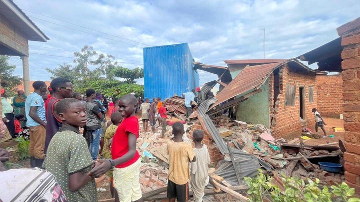 Fatal Trailer Detachment Crash Kills Mother, Child in Luweero Home