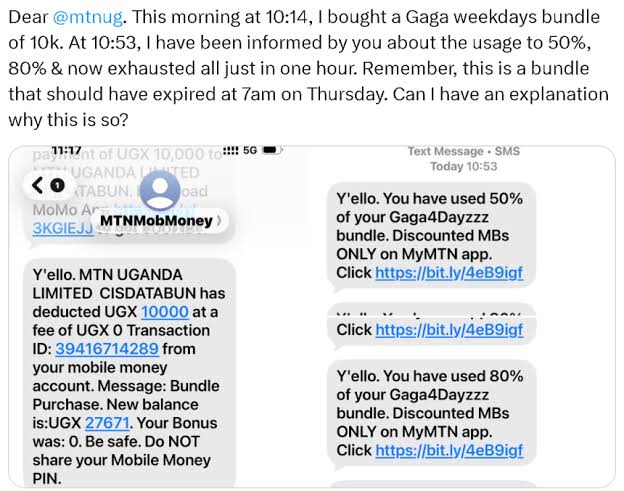 Asan Kasingye Raises Concerns Over Rapid Data Depletion by MTN Uganda