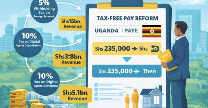 URA Raises PAYE Tax-Free Threshold to Shs335,000 From Shs235,000