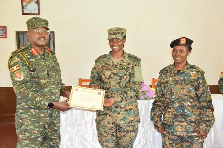 UPDF officers complete commanders and legal advisers course