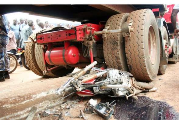 Woman Crushed by Truck After Jumping Off Motorcycle in Tororo