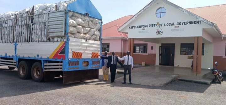 Kapelebyong District Receives 350 Bags of Improved Cassava Cuttings to Boost Farming and Livelihoods