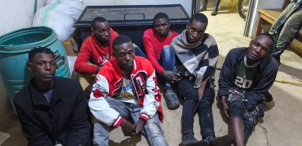 Six Arrested as Police Foil Rising Night Robbery Wave in Rubanda