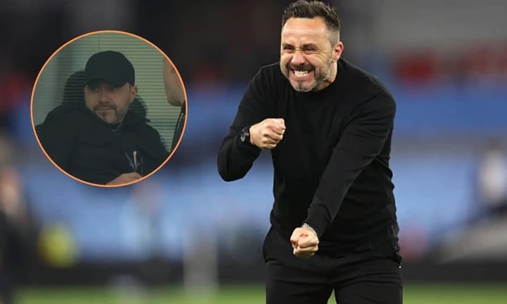 Roberto De Zerbi sends clear message to Tottenham fans after being spotted at Stamford Bridge