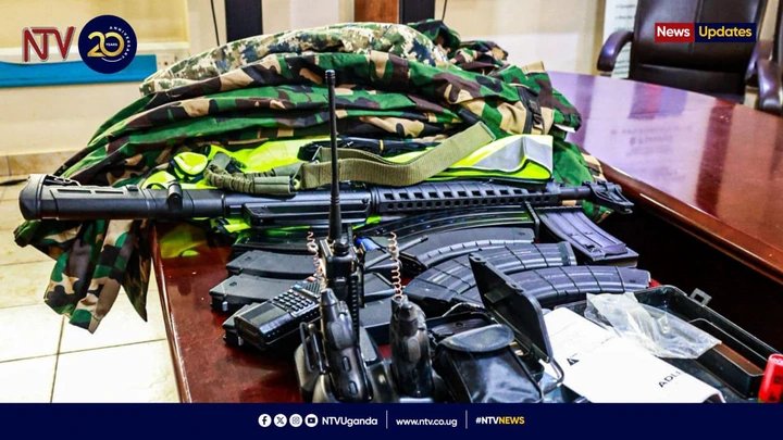Firearm and Military Gear Seized as Uganda Cracks Down on Suspected Criminal Network