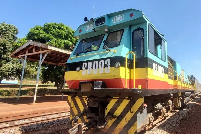 Sino Truck collides with train at Nsambya railway crossing