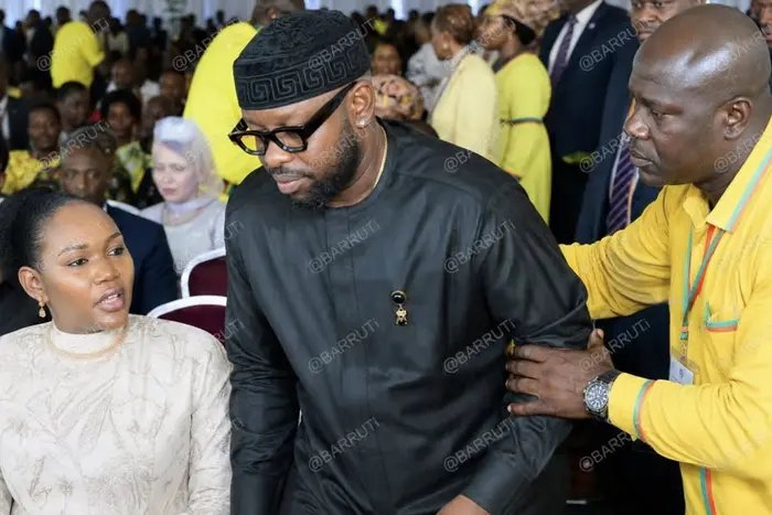 Kenzo removed from seat next to wife at Museveni swearing-in ceremony