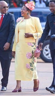 Anita Among’s UGX 42M Designer Outfit During Museveni's Swearing-in Sparks Fresh Spending Debate