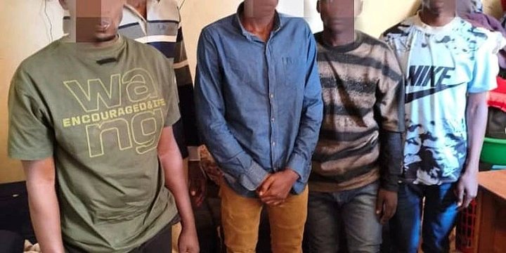 Five Arrested as Police Foil Planned Robbery Targeting Cash Transfer in Wandegeya