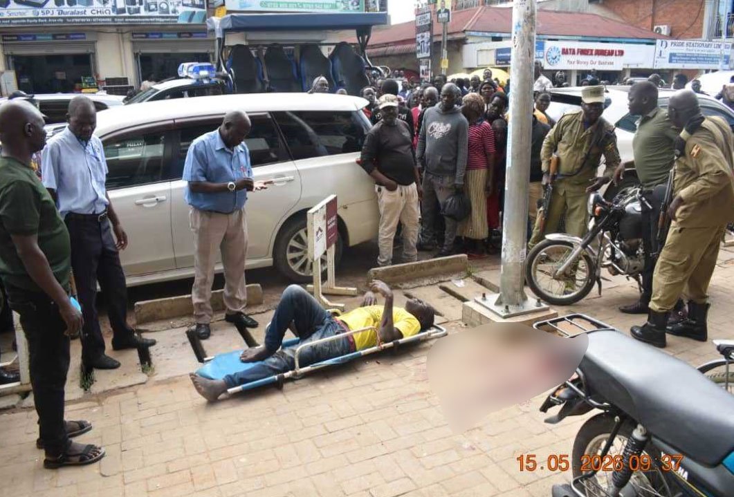 Three shot after drunk man attempts to disarm security guards at Arua ATM