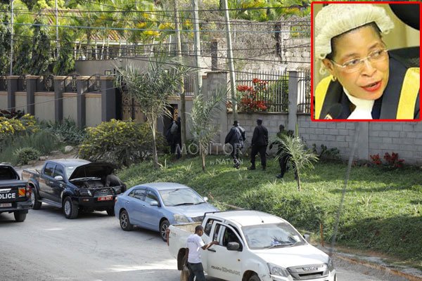 Security personnel climbed wall at Among's Nakasero residence at 3am, witness says