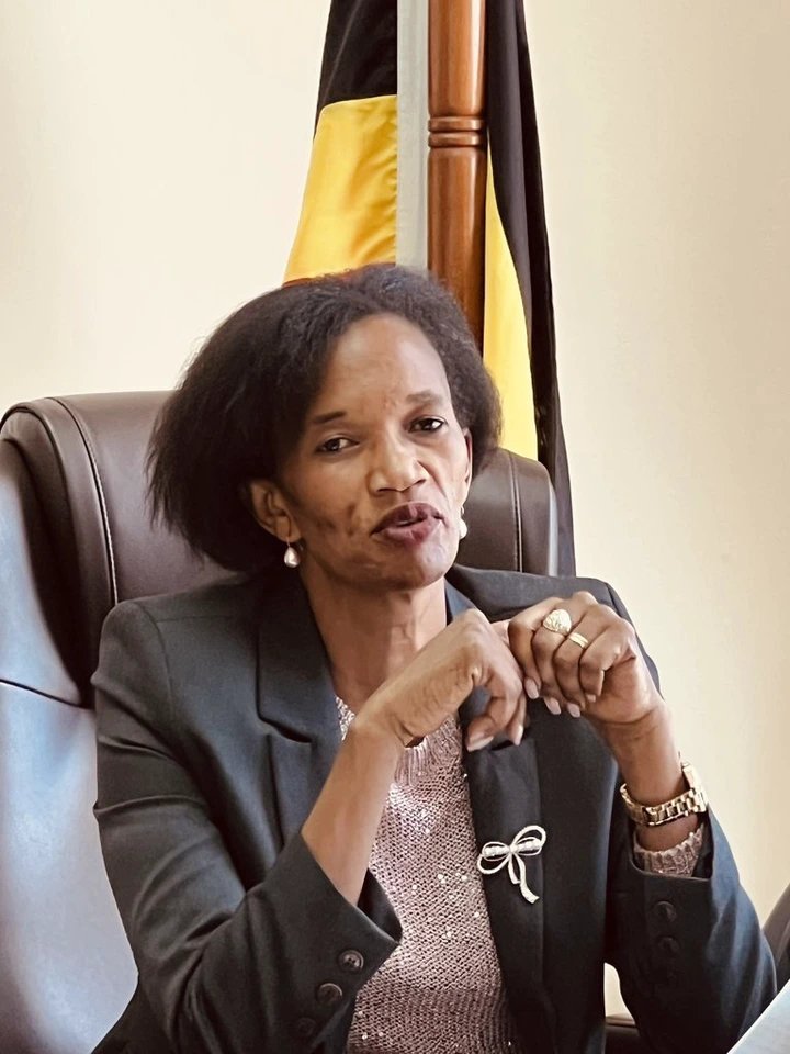 Anita Among Ally Esther Anyakun Grilled by CMI in Kampala